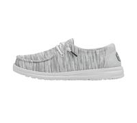 HEYDUDE Wendy Sox - Baskets pour Femme - Chaussons avec Semelles Confortables - Style Mocassin, Glacier Grey, 41