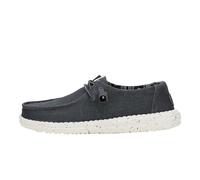 HEYDUDE - Wendy Stretch Canvas - Baskets pour Femme - Chaussons avec Semelles Confortables - Style Mocassin, Black, 42