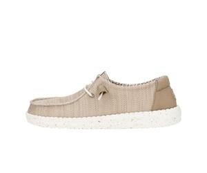 HEYDUDE - Wendy Stretch Sox - Chaussures Femme Slip-On Sneakers - Mocassins, Walnut, 39.5 EU Larga