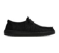 HEYDUDE Wendy Stretch Sox - Baskets pour Femme - Chaussons avec Semelles Confortables - Style Mocassin, Black/Black, 41