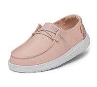 HEYDUDE Wendy Youth Glitter MOC Toe Shoes, Rose Cristal, 31 EU