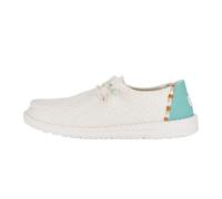 HEYDUDE Women Wendy Boho Crochet Off White Casual Moccasin 41 EU