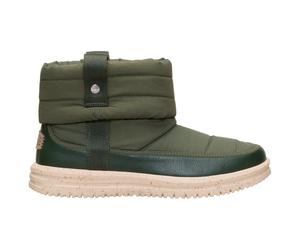 HeyDude - Women's Camden Cuff Nylon Quilt - Chaussures d'hiver - EU 36 - dark olive