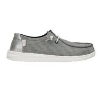 Slip ons femmes HEYDUDE Wendy Metallic Sparkle Gris 37