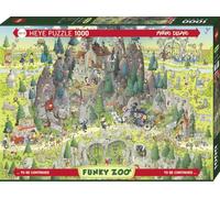 Heye 299637 Transylvanian Habitat Puzzle 1000 pièces, argenté