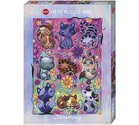 Heye Puzzle 1000 pièces - Dreaming Kitty Cats