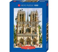 HEYE Puzzle Cartoon Classics : La naissance de Notre Dame 1000 pièces