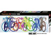 Heye - Puzzle Panorama Colourful Row 1000 Pièces, 29737