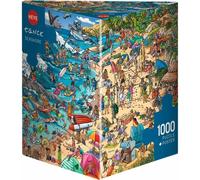Heye Tanck Puzzle Triangulaire Bord de Mer 1000pcs - LatestBuy