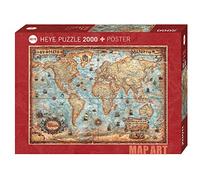 Heye – Puzzle The World – 2000 pièces – 29845