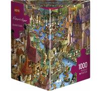 Heye - Puzzle triangulaire 1000 pièces - Francois Ruyer, Bunnytown