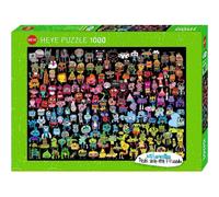 Heye - Standardpuzzles - Doodle Rainbow Standard, 1000 pièces