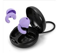 HeyFir Bouchons d'oreille avec réduction du bruit pour dormir, ajustement de petite oreille, sans douleur pour les personnes qui dorment sur le côté, design d'une seule pièce en silicone réutilisable