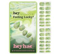 Heyhae Bandes de gel semi-durcies | Pas besoin de lampe LED | Été, ombre, rose | Facile à appliquer et à enlever, qualité salon | Comprend 28 bandes, 1 tampon de préparation, une lime à ongles et un