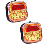 Heyhaho Trendfetchus Car LED Trailer Lights - Wireless Ip67 Waterproof Tail, Brake & Turn Signal Lamps, Ultra-Bright, Long-Lasting LED Kit for Trucks, Rvs, Campers, Utility Trailers
