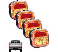 Heyhaho Trendfetchus Car LED Trailer Lights - Wireless Ip67 Waterproof Tail, Brake & Turn Signal Lamps, Ultra-Bright, Long-Lasting LED Kit for Trucks, Rvs, Campers, Utility Trailers