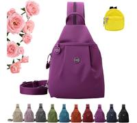 Heyhaho Waterproof 2-Way Commuter Bag, 2026 Premium 3 in 1 Anti-Theft Travel Tote Bag, Anti-Theft Chest Bag Crossbody (Purple)