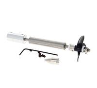 Heyiarbeit Arbre d'entraînement pour arbre de moteur de 6 mm avec hélice et joint universel pour bateau télécommandé, arbre de 100 mm, manchon de 50 mm, hélice de 36 mm