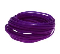 Heyiarbeit Gaine de câble extensible en PET flexible en maille tressée Violet 4 mm 10 m