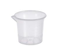 Heyiarbeit Kitchen Lab Lot de 2 verres doseurs en plastique avec bec verseur 25 ml
