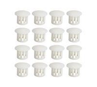 Heyiarbeit Sourcingmap SKT-10 Lot de 50 bouchons ronds en nylon Blanc 9,5 x 10,3 mm