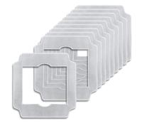 Heykewi 10 pièces tampons de Nettoyage pour Ecovacs Winbot Mini 2 Robots de Nettoyage de vitres, Chiffon de Nettoyage pour Ecovacs Winbot Mini 2 lingettes Tampon de Nettoyage pour Robot
