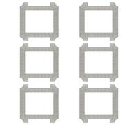 Heykewi 6 Chiffon de nettoyage pour Dreame C1 / C1 Station Robot Laveur de Vitres - Chiffons de nettoyage en fibre, lingettes de rechange