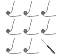 Heykewi 8 Brosses latérales pour Roborock Qrevo S5V /Qrevo Curve/Qrevo Curv/Qrevo Edge/Saros 10 /Saros 10R /Qrevo Curv S5X /Qrevo Edge S5A /QV 35S /QV 35A /Q10 S5 /Q10 X5 /Q7 M5 Robot Aspirateur