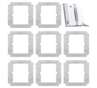 Heykewi 8 chiffons pour ECOVACS WINBOT mini Robot de Nettoyage de vitres, W-CC02-0012 Accessoires de rechange