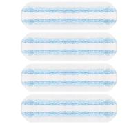 Heykewi Chiffons Pour Vileda H2Pro et O-Cedar H2Pro Chiffons de rechange, Rags de remplacement | Microfibre | Réutilisable | Convient pour une variété de types de plancher (4 Chiffons)