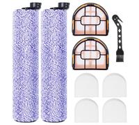 Heykewi Kit d'accessoires pour Shark WDB1F2 pour HydroVac XL 3 in 1 Aspirateur Accessoires, 2 Brosse à rouleau, 4 Filtre Sponge, 2 Filtre Boîte, 1 Brosse de nettoyage