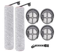 Heykewi Rouleau de Brosse et Filtre HEPA pour Dreame H14 AE / H14 / H14 Pro / H14 Dual Aspirateur Laveur, 2 Brosse rotative de rechange, 4 Filtre de rechange, 1 Brosse de nettoyage