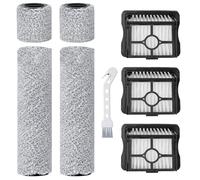 Heykewi Rouleau de Brosse et Filtre HEPA pour Eureka RapidWash New630 / New630 Gen2 Aspirateur Accessoires de rechange, 2 Rouleau de Brosse + 3 Filtre HEPA + 1 Brosse de nettoyage