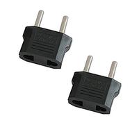HeyNana - 2 pcs Adaptateur Convertisseur Prise USA Américain Chinois vers EU Européen Espagnol