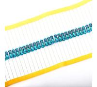 HeyNana - 50 pièces 1/4 W 22 Ω ohm Résistance fixe à film métallique 0,01 ± 1% Tolérance 22R MF