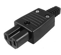 HeyNana Connecteur IEC C13 femelle, 250 V 15 A, montage sur panneau, noir, 4,5 cm