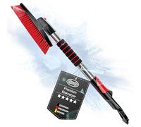 HEYNER Grattoir dégivrant Snow-Star XL 995200 de première qualité - Rapide avec Fouet et Manche télescopique de 68 cm à 110 cm
