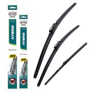 HEYNER Heyner Balais d'essuie-glace pour VW T-Roc 2017-2022 Ensemble complet d'essuie-glaces avant et arrière hybrides HH2620ST13G