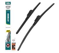 HEYNER® Kit d'essuie-glace compatible avec SMART #1 (06.2022 - 03.2026) HYBRID balai d’essuie-glace plat