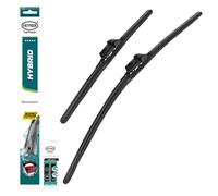 HEYNER® Kit d'essuie-glace compatible avec TOYOTA C-HR (10.2016 - 10.2023) HYBRID balai d’essuie-glace plat