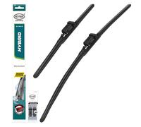 HEYNER® Kit d'essuie-glace compatible avec XPENG G6 (06.2023 - 03.2026) HYBRID balai d’essuie-glace plat