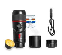 HEYNER® Machine à café espresso Machine à café de voyage 12V 60 ml compatible avec les capsules Nespresso Connexion voiture