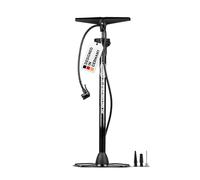 HEYNER® Pompe à air Manuelle avec manomètre, édition Noire