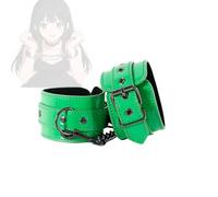 Heyokoy Bracelet à maillons en cuir vert, confortable et doux pour la peau