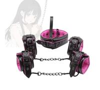 Heyokoy Bracelet cyberpunk noir et violet, taille ajustable