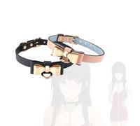 Heyokoy Collier ras du cou Black Gold Bow, un collier polyvalent pour tous les jours