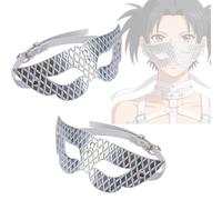 Heyokoy Visière en cuir réfléchissant qui attire le regard - un accessoire indispensable pour les fashionistas adeptes des couleurs sombres.