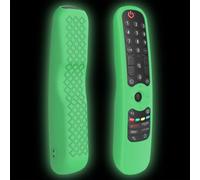 HEYOMI Protection en Silicone pour Télécommande LG AN-MR21GA AN-MR21GC AN-MR22GA AN-MR22GN MR23GA MR24GA Smart TV, Housse Coque pour LG 2021/2022/2023/2024, Antidérapage, Antisismique, Lavable (Vert)