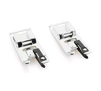 Heyous Lot de 2 pieds de biche universels pour machines à coudre Brother, Janome, Kenmore, Babylock, Toyota Overcast Presser Foot 37x16x5mm