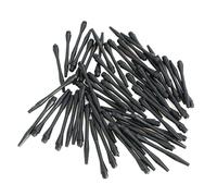 heyous Lot de 60 tiges de fléchettes de rechange en plastique de 6 mm de diamètre - Matériau BBS - Fléchettes en nylon pour remplacer les anciens tiges de fléchettes usées